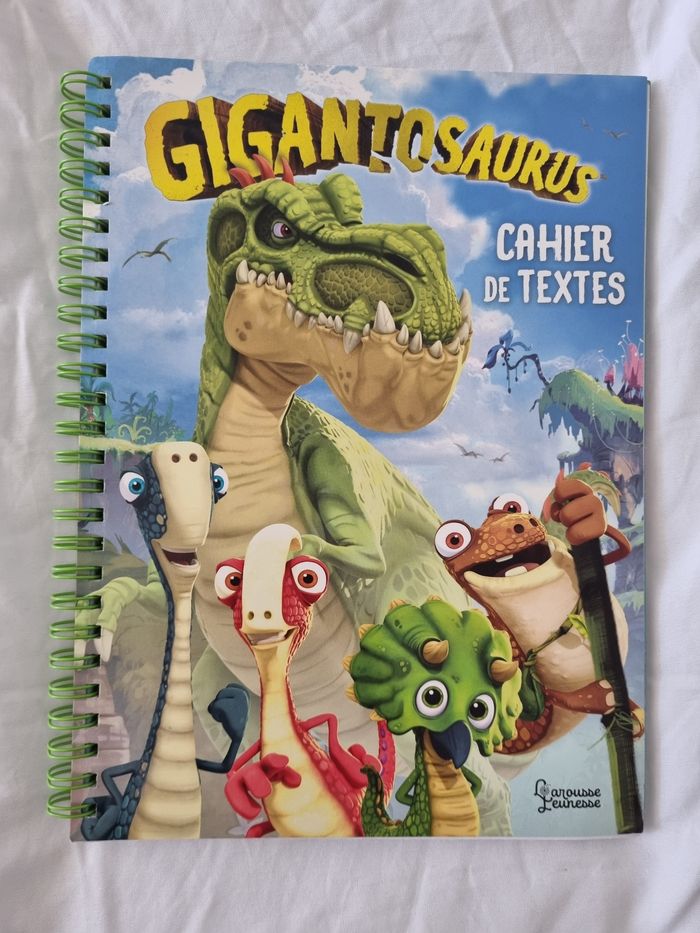 Cahier de texte gigantosorus