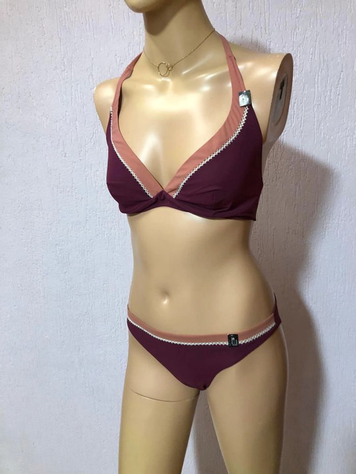 Bikini 2 pièces Mauve Etam - n e u f