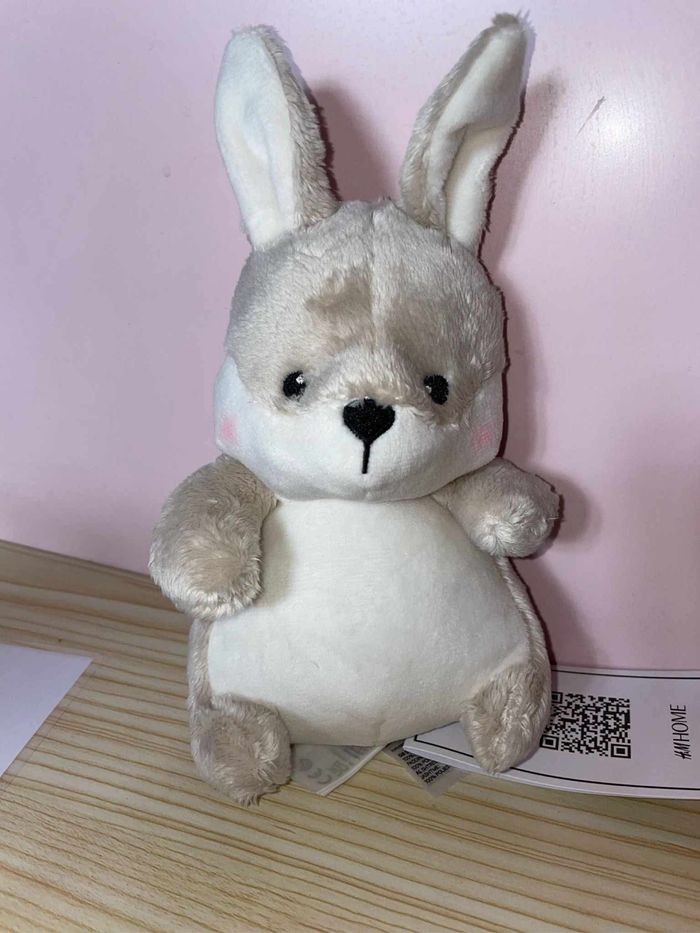 Peluche lapin tout doux personnalisé - photo numéro 4