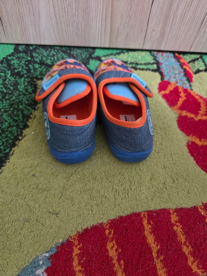 CHAUSSONS GARÇON PAW PATROL BLEU/ORANGE PORTER 1 FOIS TAILLE 28 - photo numéro 10