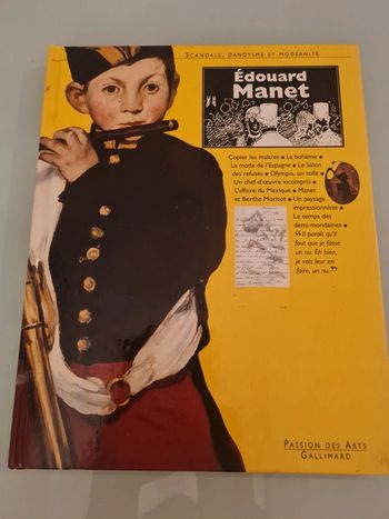 Édouard MANET - passion des arts- gallimard 1994