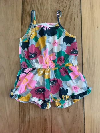 Combishort fleuri 6 mois – Gémo