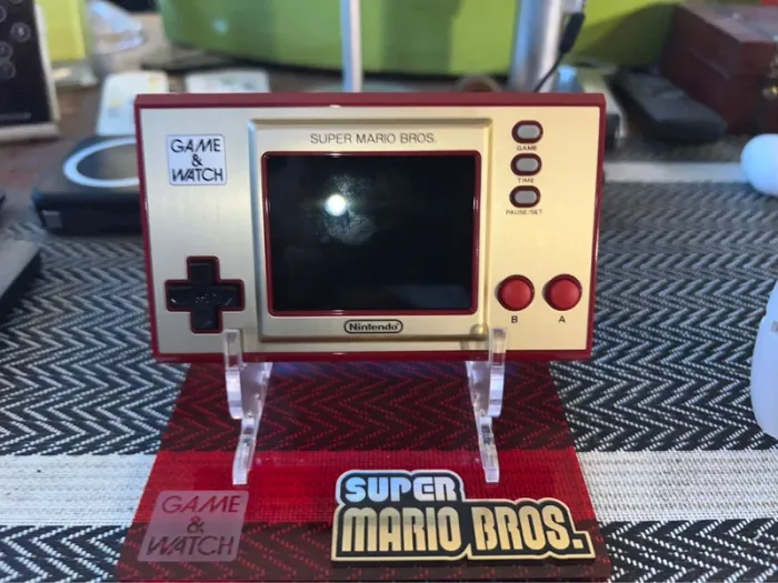 Game Watch Nintendo super Mario bros avec socle édition limitée rare