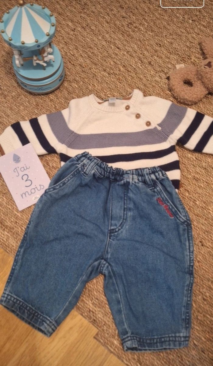 Lot pull et pantalon - photo numéro 3