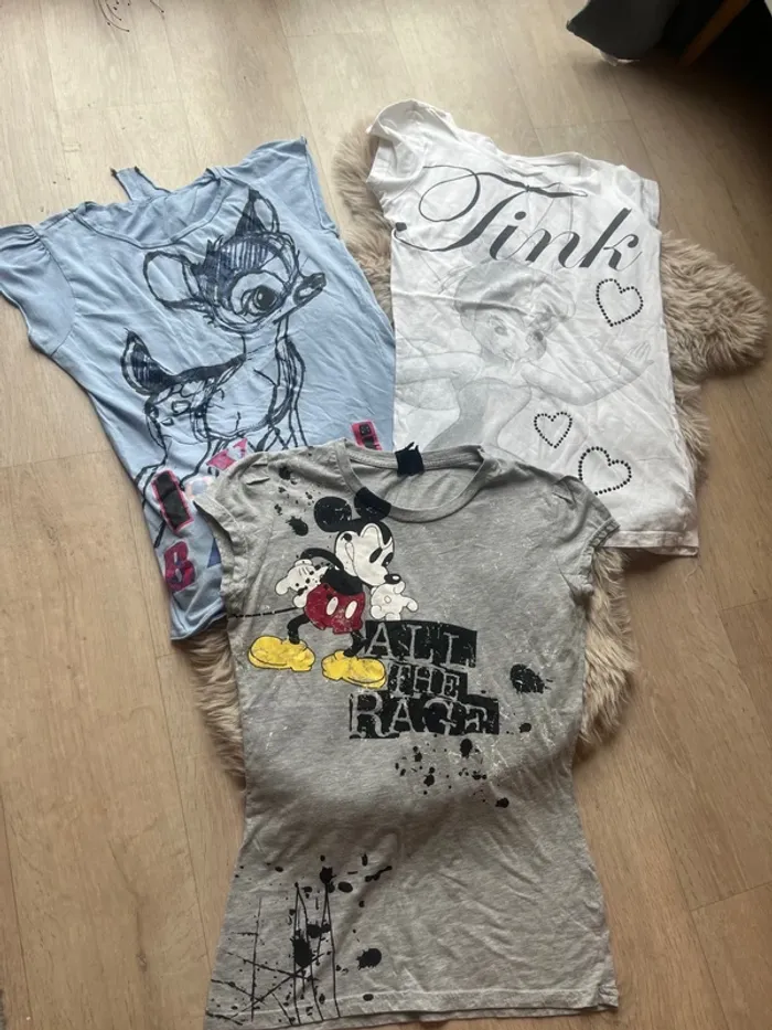Lot de 3 tee shirt Disney 38