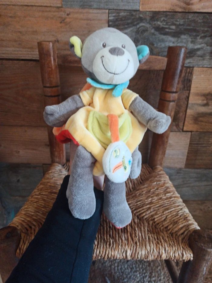 Doudou singe nicotoy tbe - photo numéro 5