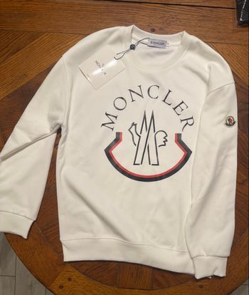 Sweat Moncler blanc 