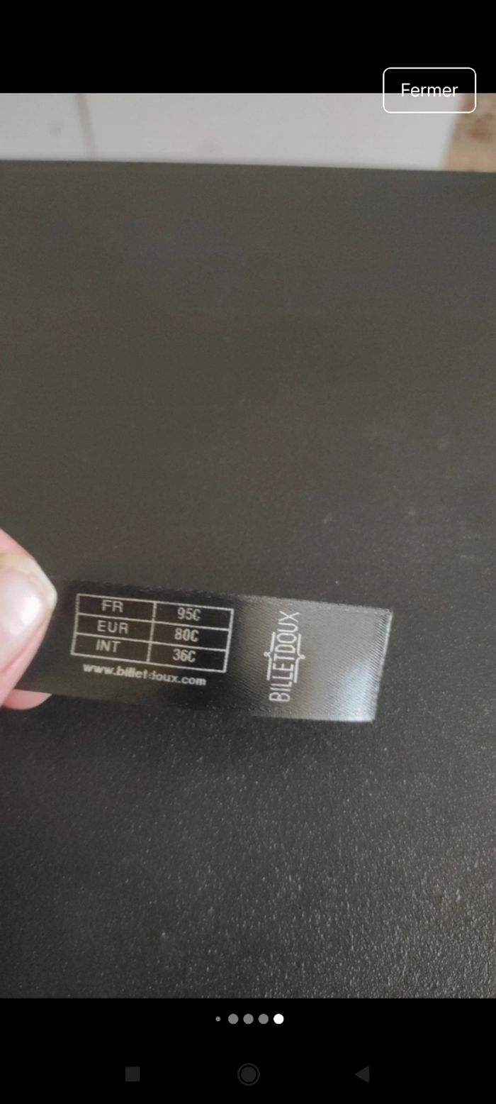 Très beau soutien gorge f1 - photo numéro 6