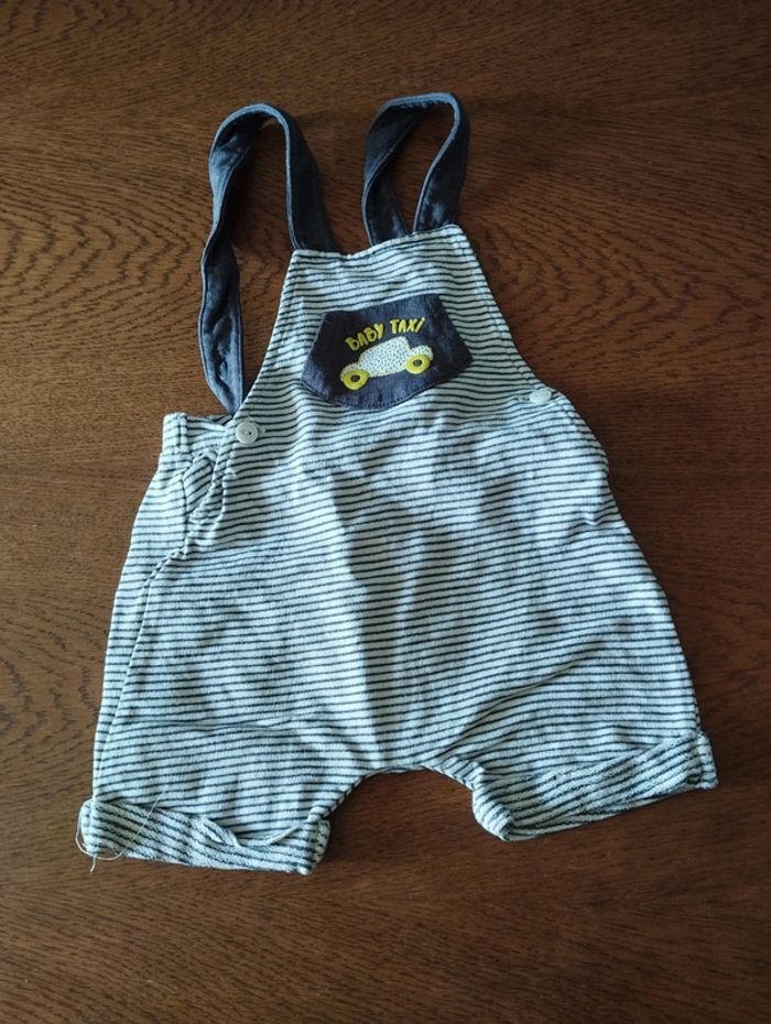 Salopette short 9 mois