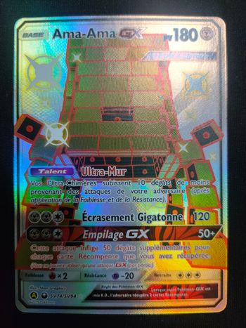 Ama-Ama Gx sv74/sv94 Shiny Soleil et Lune Destinées Occultes