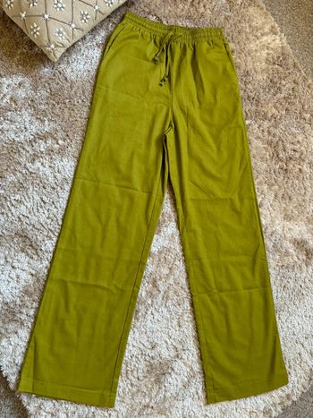 Pantalon impression lin printemps 🌿