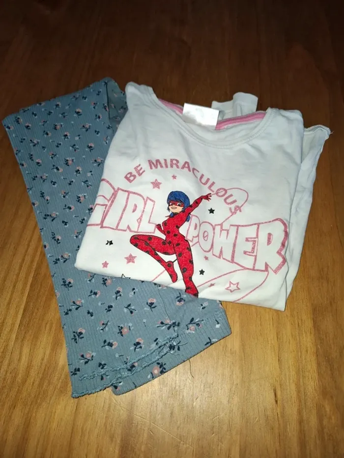 Pyjama fille 2 pièces 10 ans Miraculous
