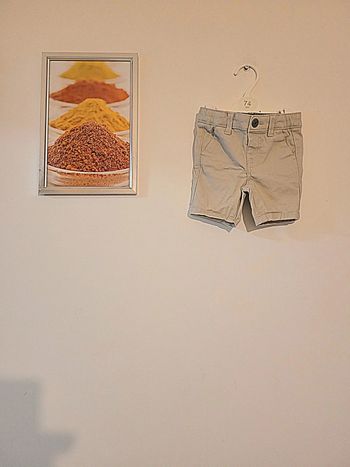 Short beige bébé garçon "Baby boy" taille 3 mois