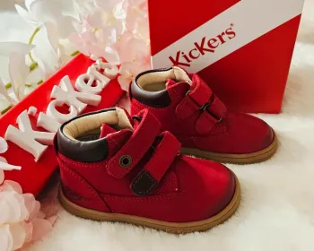 Bottes Bottines cuir Scratch 1er pas 👣 Kickers T20