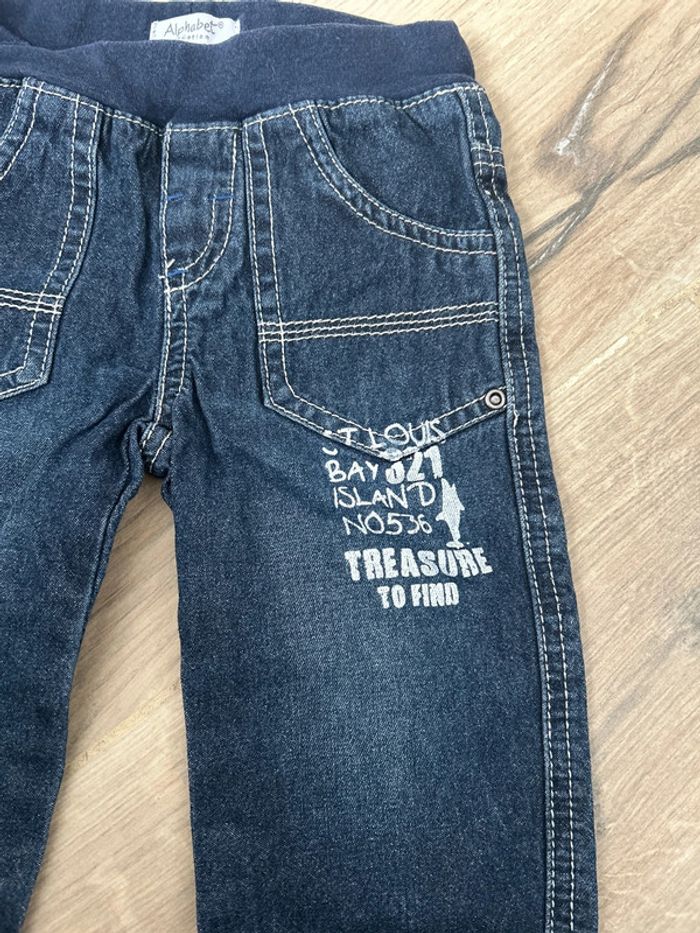 Jean avec ceinture tissu - photo numéro 2