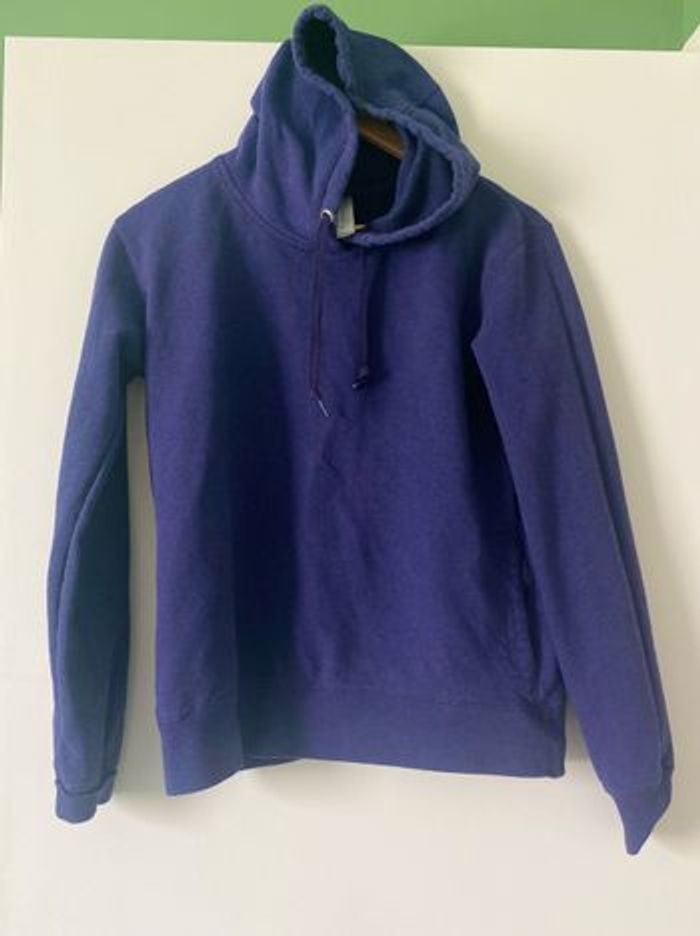 Sweat femme à capuche violet- marine B&C Collection - photo numéro 3
