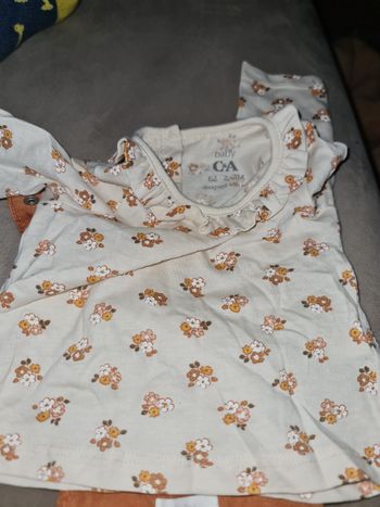 Ensemble C&A robes+haut 3mois