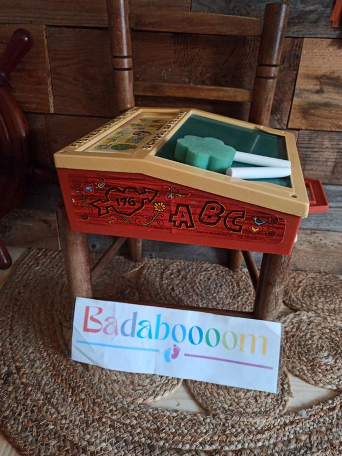 Jouet vintage Fisher price school days desk tbe - photo numéro 7