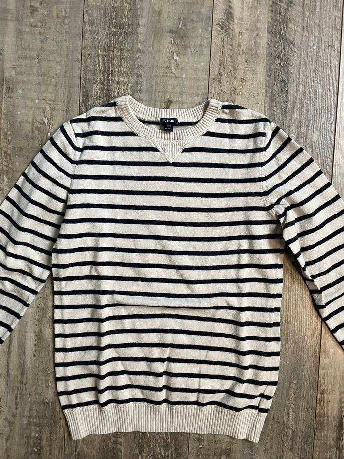 Pull marinière Kiabi garçon 10 ans – comme neuf - photo numéro 3