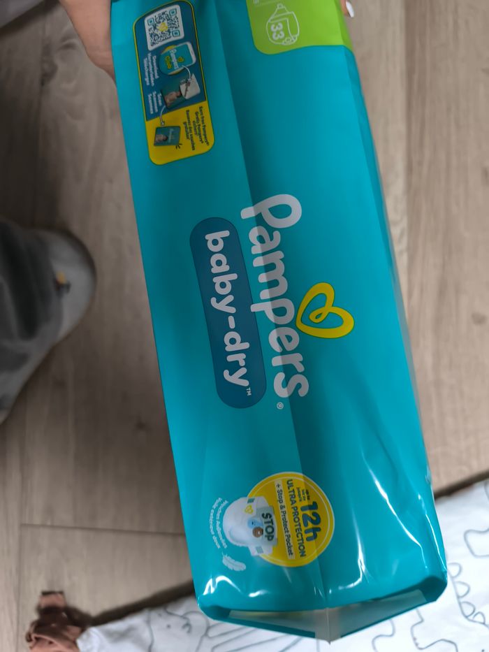 Couches Pampers Baby dry taille 6 - photo numéro 2
