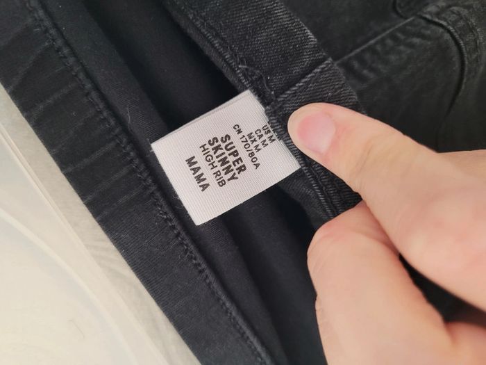 Jean de grossesse H&M mama Taille M taille haute - photo numéro 3
