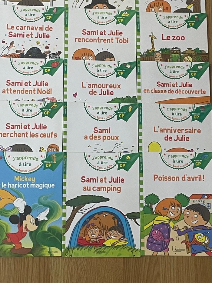 Lot 20 livres j’apprends à lire avec Sami et Julie milieu CP - photo numéro 4