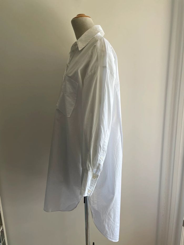 Robe chemise blanche Zara oversize - photo numéro 4