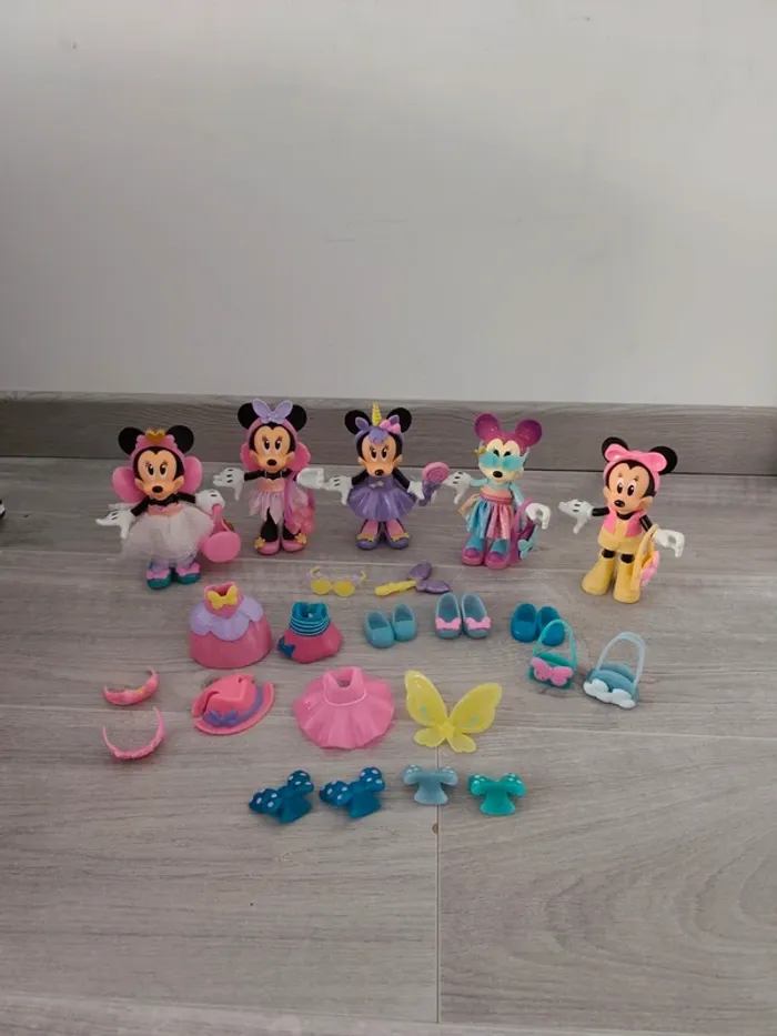 Lot de 5 Minnie Fashionista - photo numéro 2