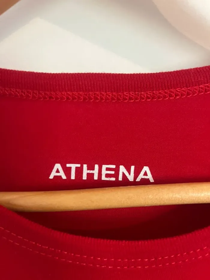 T shirt Athena - taille L - rouge - photo numéro 3