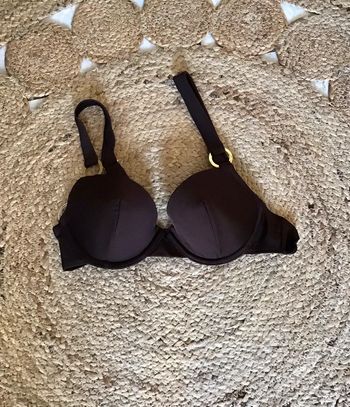 Soutiens gorge de maillot de bain taille 75B marron et doré marque NLY beach