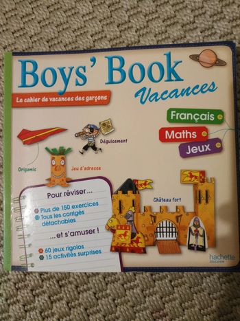 Boys Book vacances CP au CE1