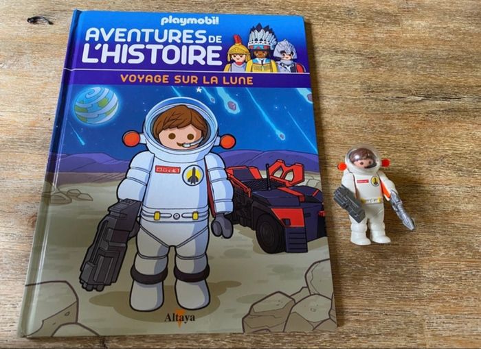 Playmobil espace avec livre