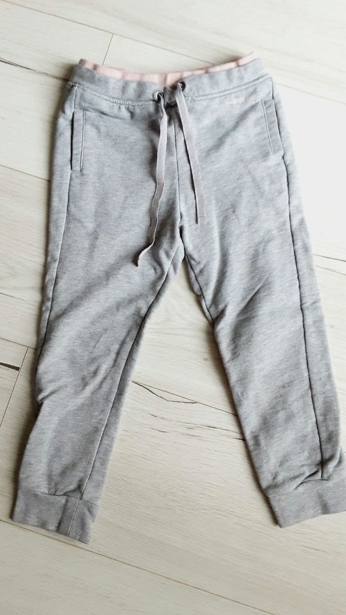 Vêtement fille pantalon jogging survêtement gris Okaïdi 4 ans