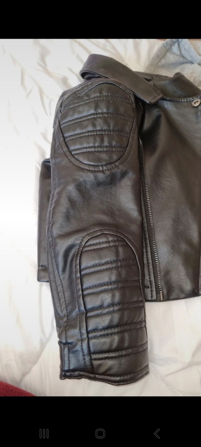 Manteau simili cuir - photo numéro 5