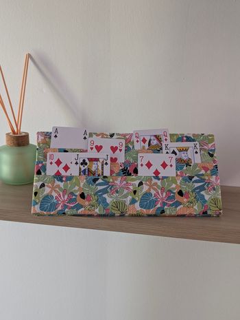 Porte cartes enfant modèle jungle colorée