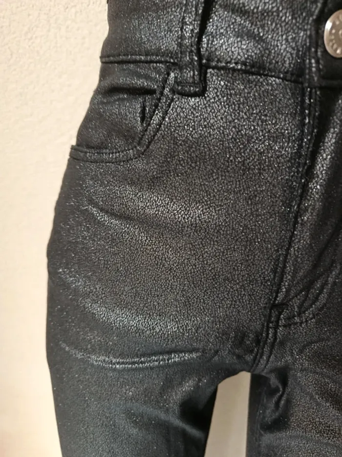 Pantalon noir pailleté Taille 36 Camaïeu - photo numéro 2