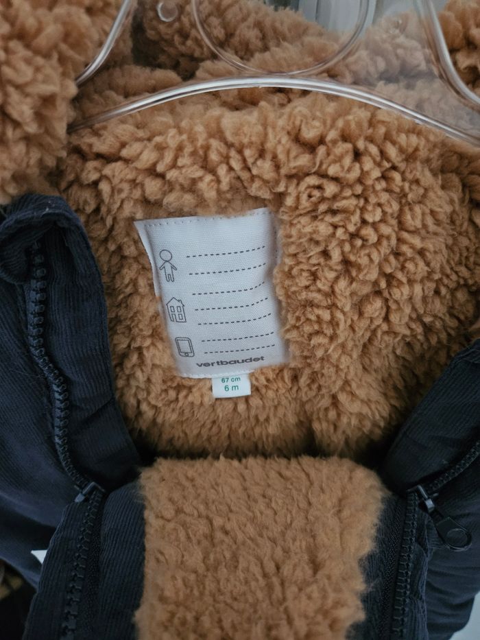 Combi pilote velours doublée sherpa - photo numéro 2