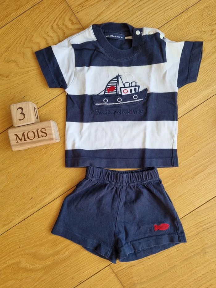 Ensemble marin 3mois