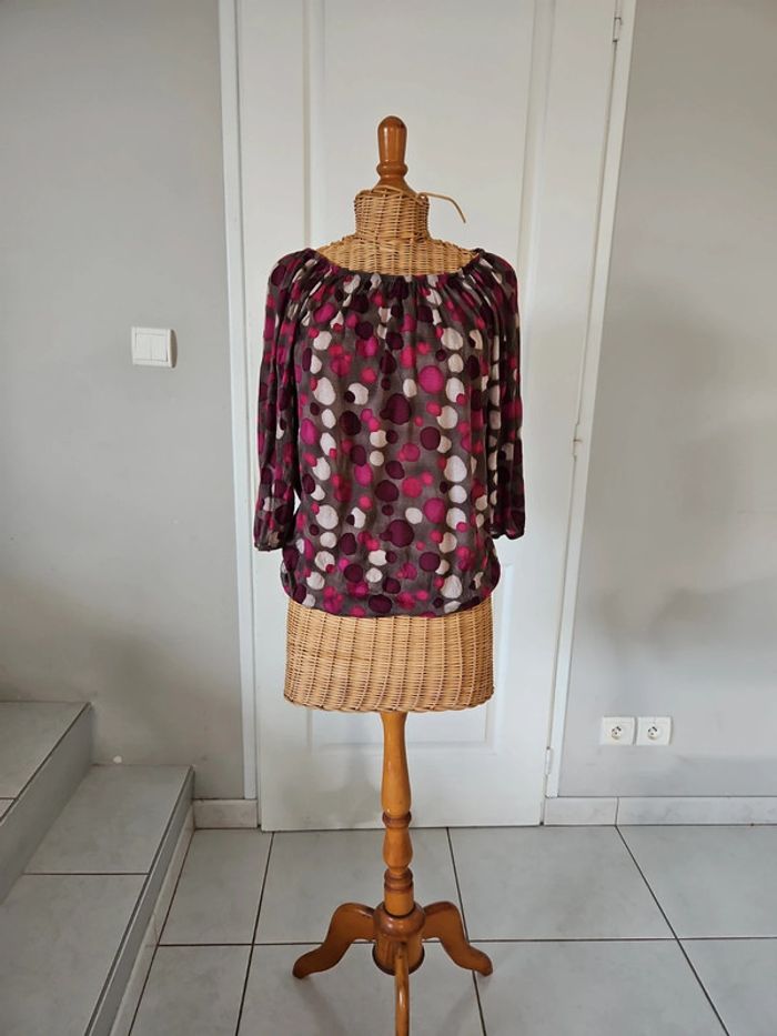 T-shirt ml femme caché cache taille L Eloete