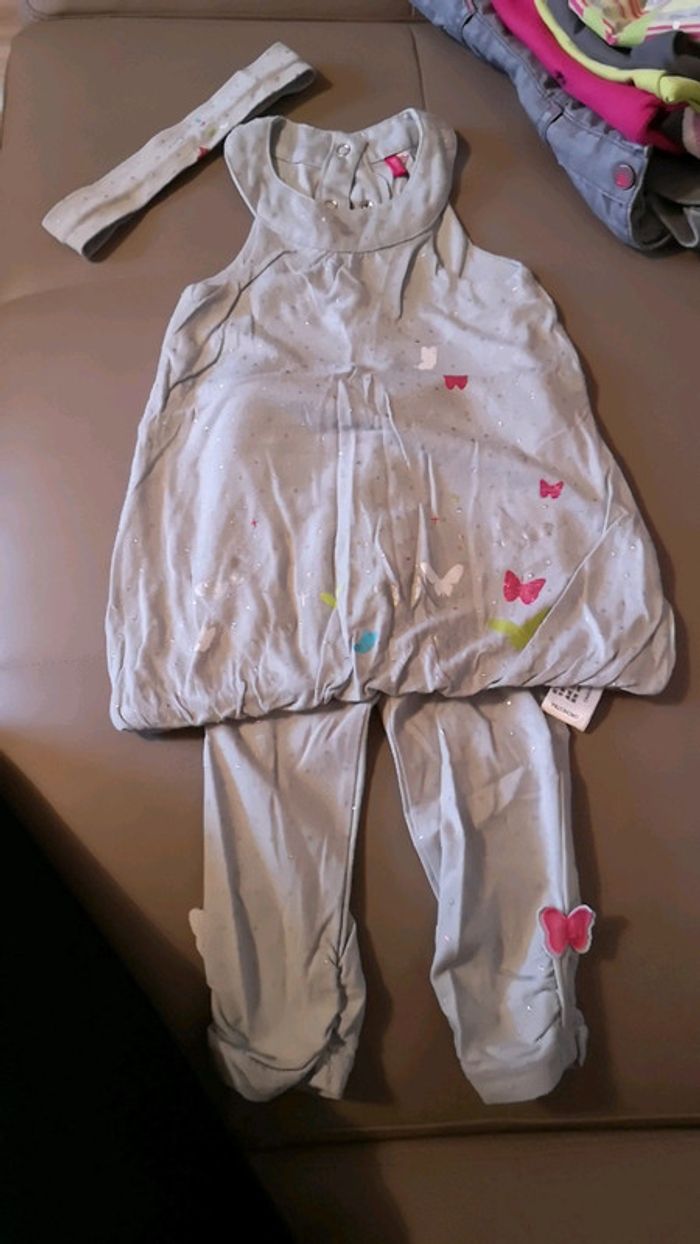 Lot 6 pièces 18 mois + lot 5 pièces 12 mois theme papillon - photo numéro 11