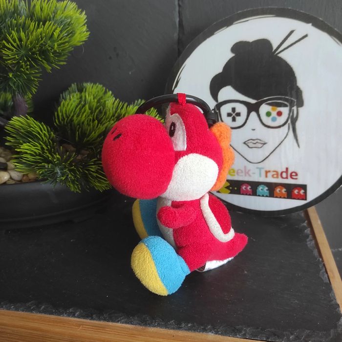 Plush Petite peluche Red Rouge yoshi nintendo Super mario bros  #geektrademario