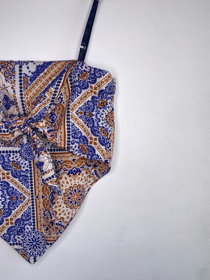 Top à nouer imprimer floral - photo numéro 4