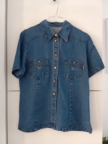 Chemise style jean vintage made in France