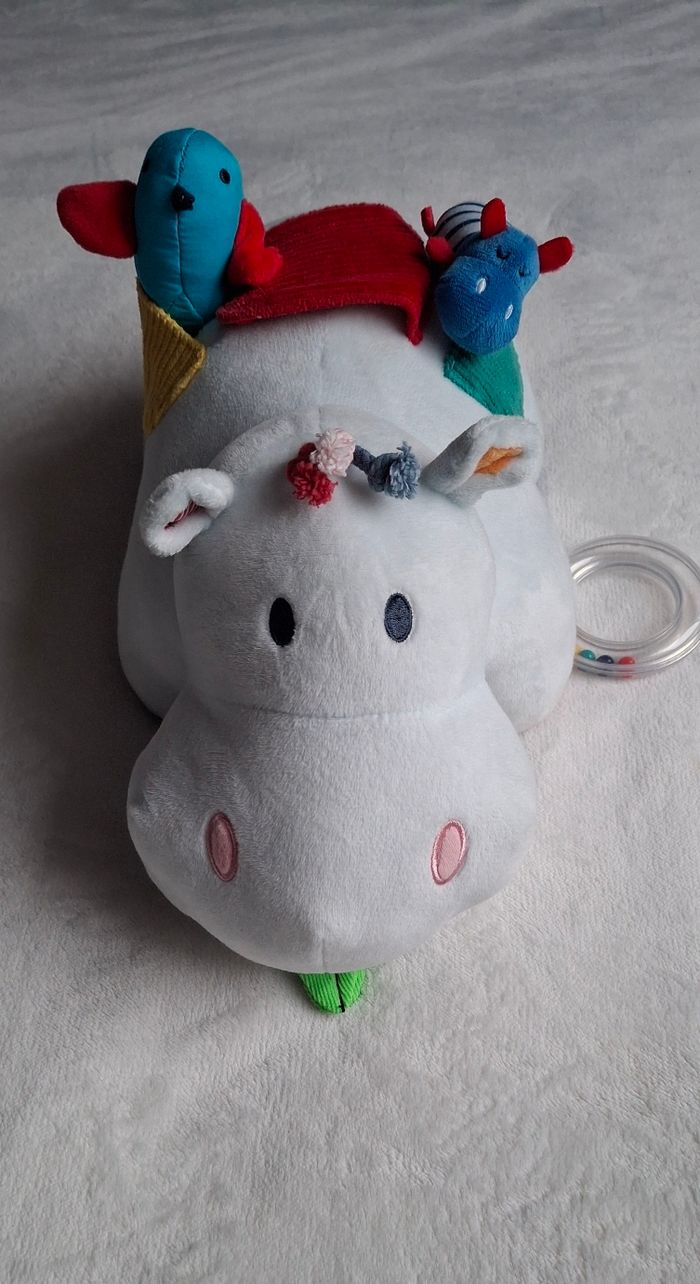 Peluche d'activités Axel l'hippo Oxybul - photo numéro 3