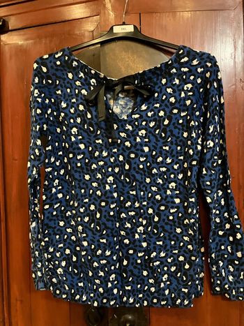 Morgan pull blouse taille L avec noeud