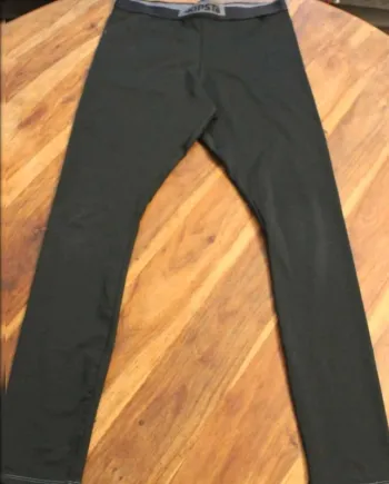 Lycra sous  short long -  Noir  - Kipsta  - 14  ans