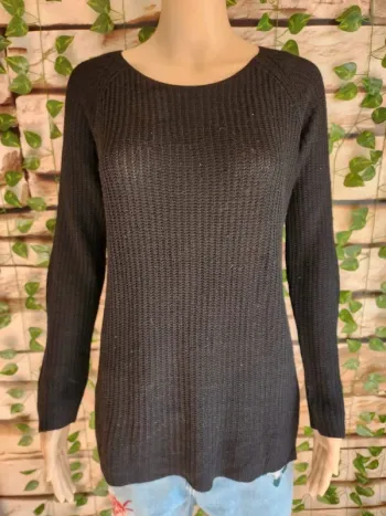 🌸Pull fin noir Benetton Taille 36🌸
