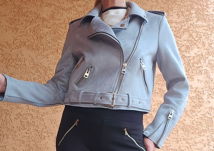 📌Blouson Zara Style Perfecto en Suédine - photo numéro 6