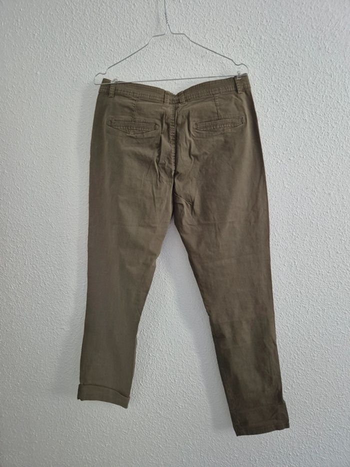 Pantalon carotte kaki - photo numéro 8