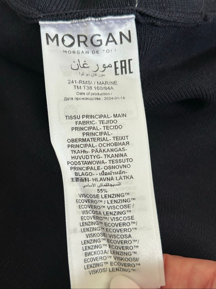 Robe pull bleue marine neuve Morgan taille M (valeur 70€) - photo numéro 10